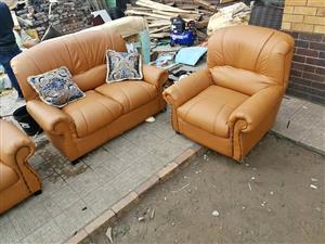 Leather sofa