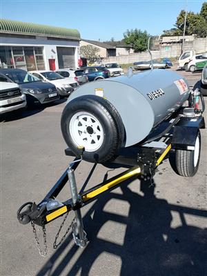 1000L MILD STEEL DIESEL TANK NON BRAKED