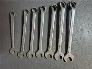 Gedore American Fine (AF) Ring Flat Spanner Set 1"to 5/8" For Sale
