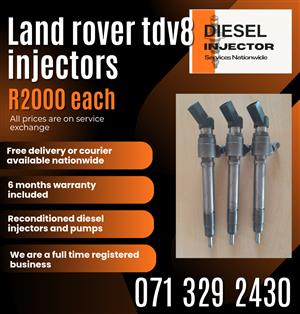 LAND ROVER TDV8 INJECTORS FOR SALE WITH WARRANTY 