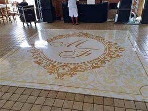 WEDDING DANCE FLOOR DECALS