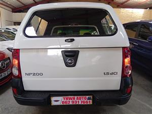 2020 Nissan NP200 1.5 DCi Diesel Safety Pack with Canopy Manual 103,984km Uphols