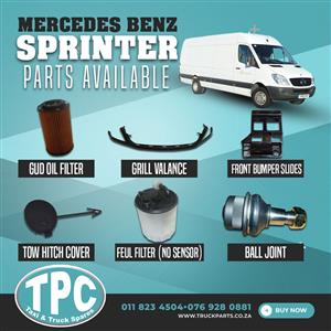 Mercedes Bens Sprinter Parts Available in store now.
