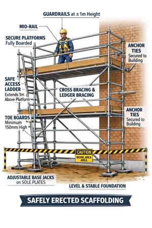 WORKING AT HEIGHTS COURSES SCAFFOLD ERECTORS AND INSPECTORS 