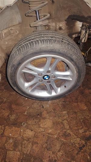 Mags and tyre 330 I bmw 