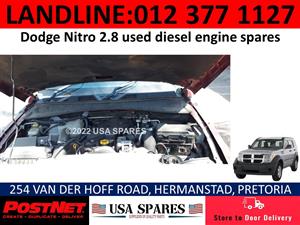 Dodge Nitro 2.8 SXT/RT used engine spares for sale  