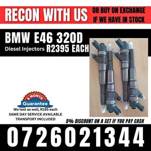 BMW E46 320d diesel injectors for sale