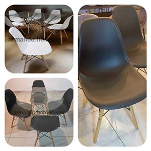 New black or white retro chairs