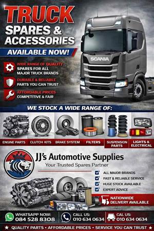 Truck Spares Available At JJ's Automotive's supplies