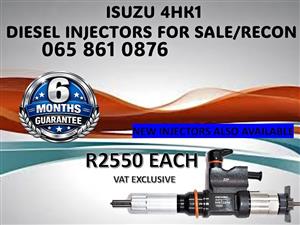 ISUZU 4HK1 DIESEL INJECTORS FOR SALE / RECON WITH WARRANTY NELSPRUIT