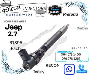 Jeep 2.7 diesel injectors