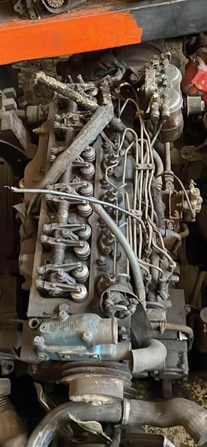 Ford Cargo engine and gearbox.