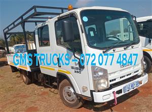 2012 ISUZU NMR 250 CREW CAB DROPSIDE TRUCK FOR SALE (T11)