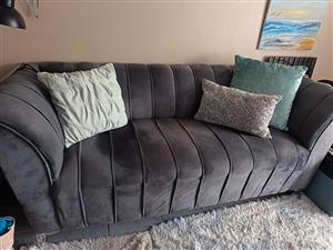 THREE SEATER COUCH (ALMOST NEW) 