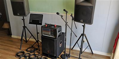 Music studio equipment 