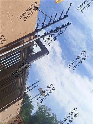 Electric fence / garage doors