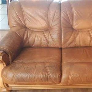 Grafton Everest Leather Solid Oak Lounge Suite Junk Mail Marketplace