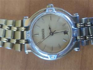 Ladies Gucci gold plated watch for sale