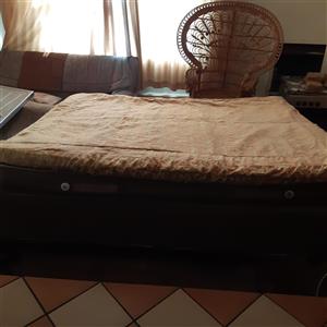 Used queen size bed and single bed