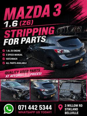 Mazda 3 1.6 (Z6) - Stripping for parts