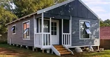 Log cabins and log houses