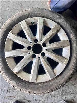 16” VW polo rim Mag. No tyre