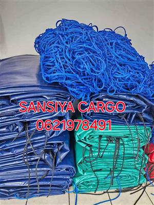 Cargo Nets,PVC Tarpaulins,Corner plates,Ratchets and Straps