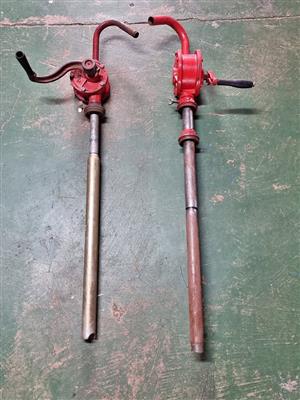 Rotary drum pumps