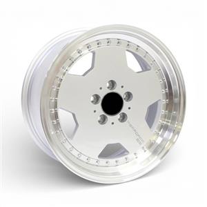 17″ XS-MC-75 5/112 Silver Machine Lip Alloy Wheels
