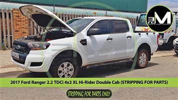 2017 FORD RANGER 2.2 TDCi 4x2 XL Hi-RIDER DOUBLE CAB (STRIPPING FOR PARTS)