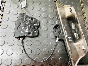 BMW E70 boot lock
