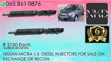 NISSAN MICRA DIESEL INJECTORS FOR SALE WITH TEST REPORTS