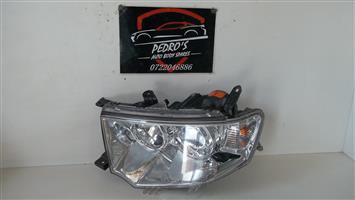 Mitsubishi Pajero left headlight