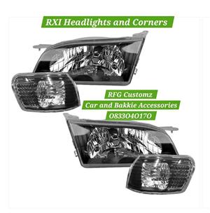 Toyota Corolla RXi Smoked Headlights and corner lamps