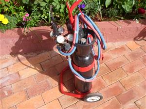 Afrox Porta Pack with trolley for sale.