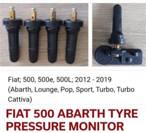 FIAT Arbarth 500 TPMS tyre pressure monitor sensors and valves 
