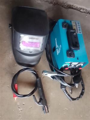 3in one welding machine and Helmut