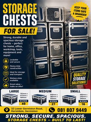 Storage cases for sale S M L 