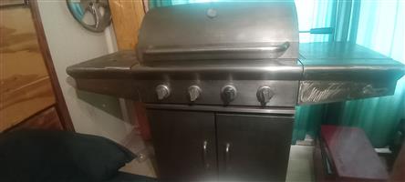 4 burner gas braai 