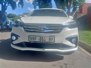 2022 TOYOTA RUMION 1.5 SX MANUAL  WHITE PETROL  88000KM . SERVICE BOOK