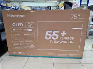  World Cup Special – Brand New Hisense 75” QLED Q6 Smart 4K TV