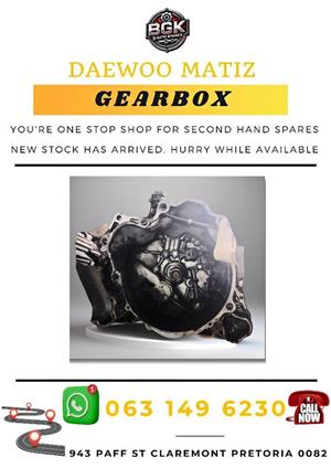 Daewoo matiz gearbox Call or WhatsApp me