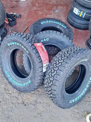 4x4 Bakkie tyres size 245/75/15c  A/T Brand new tyres fitted and balanced Address