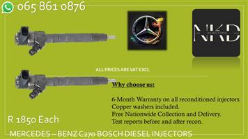 MERCEDES INJECTORS FOR SALE OR RECON 