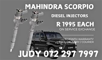 Mahindra Scorpio Diesel Injectors for sale on service exchange or to recon