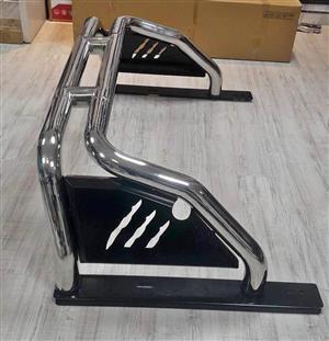 Chrome & black Ford ranger 2023+ Roll bar 