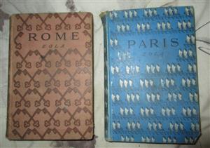Paris 1898 and Rome 1896 by Emile Zola 