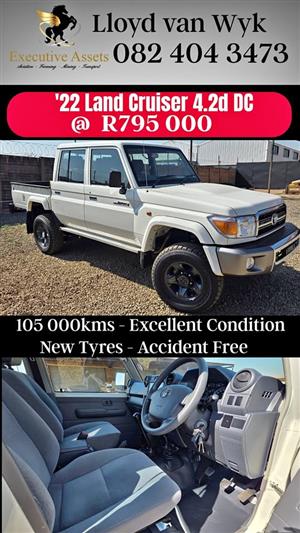 4.2d Land Cruiser Double Cab 2022 Model