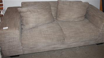 Brown 2 seater couch S048568A #Rosettenvillepawnshop