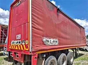 12m 1998 Hendred triaxle Curtain Side  trailer for sale, Krugersdorp